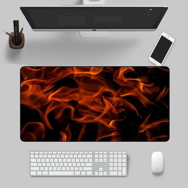 mouse pads & wrist rests fire burn pad gaming large non-slip desk mat for office/home
mouse pads & wrist rests fire burn pad gaming large non-slip desk mat for office/home