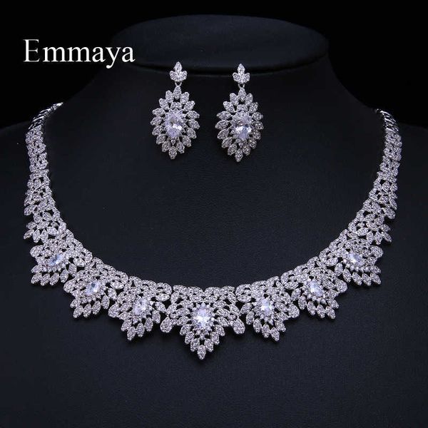 emmaya crystal bridal jewelry sets silver color round with half zirconia necklace earrings sets for women wedding jewelry sets h1022
emmaya crystal bridal jewelry sets silver color round with half zirconia necklace earrings sets for women wedding jewelry sets h1022