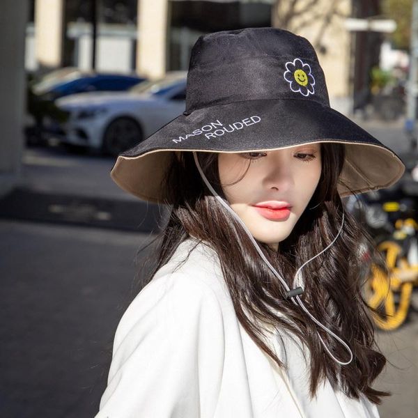 wide brim hats summer daisies bucket hat women fashion cotton beach sun reversible bob chapeau femme floral panama fisherman, Blue;gray
wide brim hats summer daisies bucket hat women fashion cotton beach sun reversible bob chapeau femme floral panama fisherman, Blue;gray