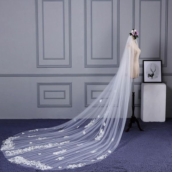 bridal veils lan ting bride one-tier cut edge lace applique wedding veil cathedral 53 scattered appliques organza tulle, Black
bridal veils lan ting bride one-tier cut edge lace applique wedding veil cathedral 53 scattered appliques organza tulle, Black