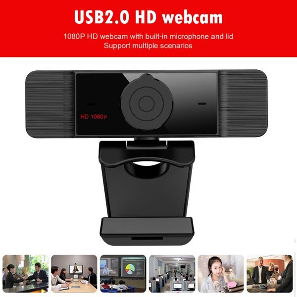 webcams 1080p full hd webcam with builti-in microphone usb driver web camera for video conference live stream
webcams 1080p full hd webcam with builti-in microphone usb driver web camera for video conference live stream