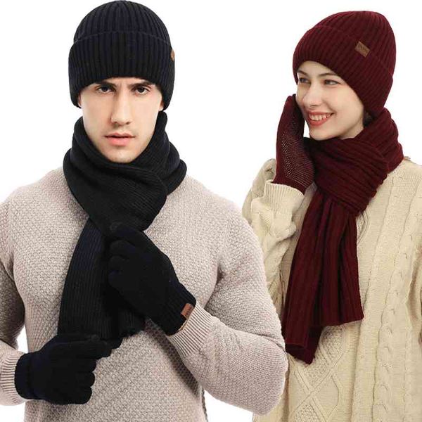 hat autumn and winter knitted set men's women's solid color scarf three piece, Blue;gray
hat autumn and winter knitted set men's women's solid color scarf three piece, Blue;gray
