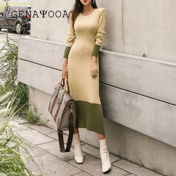 casual dresses genayooa autumn winter long dress women knitted sleeve streetwear party a-line vestidos maxi vintage, Black;gray
casual dresses genayooa autumn winter long dress women knitted sleeve streetwear party a-line vestidos maxi vintage, Black;gray