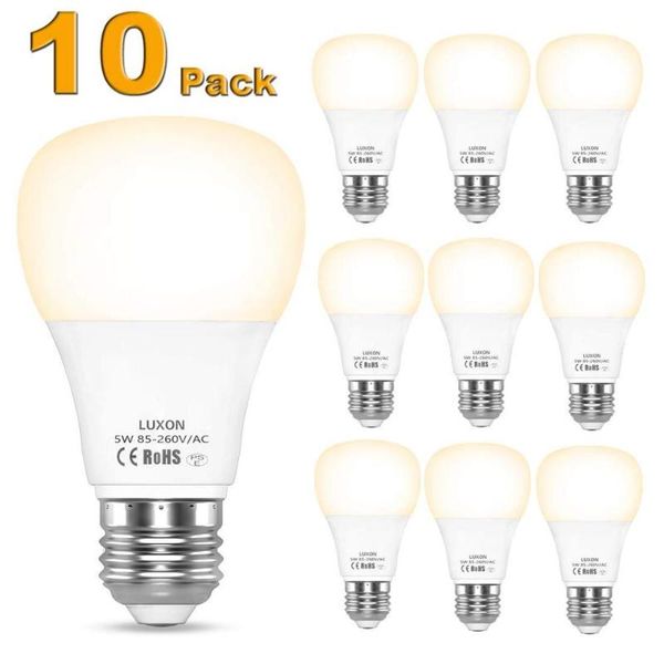 bulbs 10pcs led light 5w non-dimmable a19 e26 e27 2700k soft white home bulb 450 lumens
bulbs 10pcs led light 5w non-dimmable a19 e26 e27 2700k soft white home bulb 450 lumens