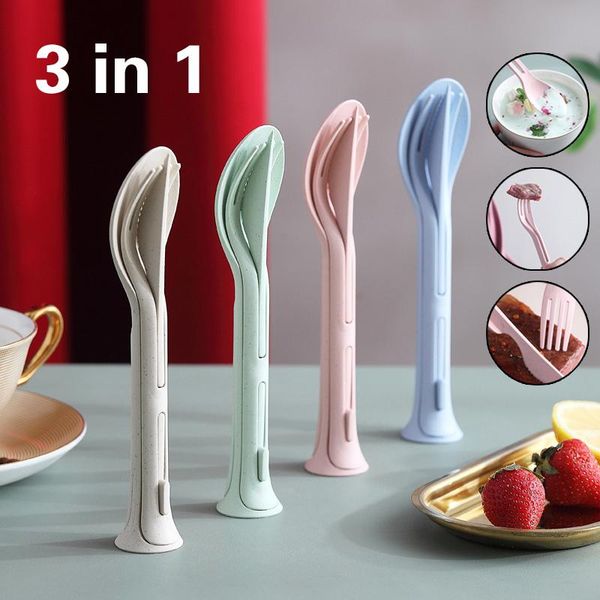 dinnerware sets 3 in 1 travel portable cutlery set japan style wheat straw knife fork spoon student kitchen tableware 3pcs/set
dinnerware sets 3 in 1 travel portable cutlery set japan style wheat straw knife fork spoon student kitchen tableware 3pcs/set