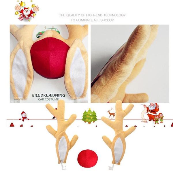 car decoration ears christmas plush reindeer bells jingle nose red rudolf antler g1w1 interior decorations
car decoration ears christmas plush reindeer bells jingle nose red rudolf antler g1w1 interior decorations