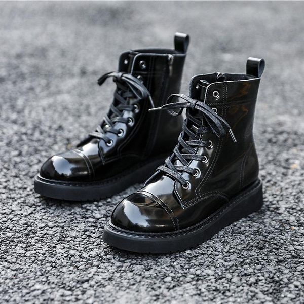 boots 2021 autumn and winter handsome women's leather british wind short net red thin machine, Black
boots 2021 autumn and winter handsome women's leather british wind short net red thin machine, Black