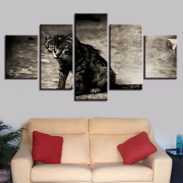 canvas printing 5 pieces abstract animal cat painting kitchen decor restaurant wall art(no frame)
canvas printing 5 pieces abstract animal cat painting kitchen decor restaurant wall art(no frame)