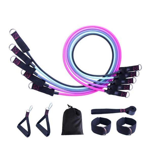 11pcs resistance bands set training home workouts elastic yoga pull rope with door anchor handles ankle straps carry bag
11pcs resistance bands set training home workouts elastic yoga pull rope with door anchor handles ankle straps carry bag