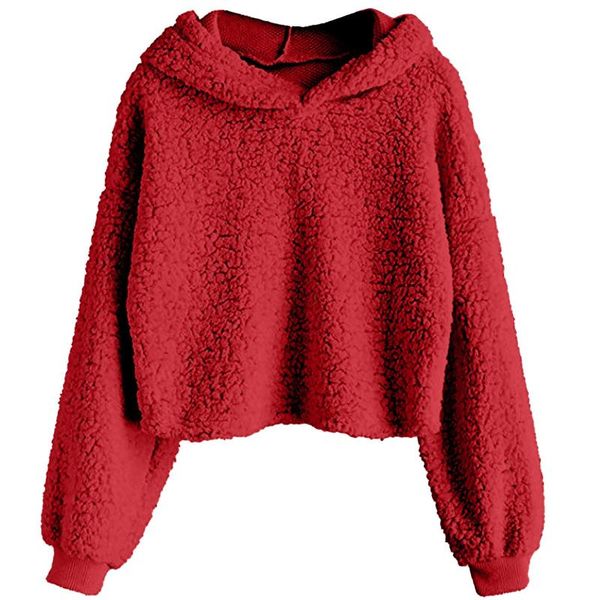 women's hoodies & sweatshirts autumn winter thick warm loose short sleeve coat velvet cashmere women hoody sweatshirt lady solid pullov, Black
women's hoodies & sweatshirts autumn winter thick warm loose short sleeve coat velvet cashmere women hoody sweatshirt lady solid pullov, Black