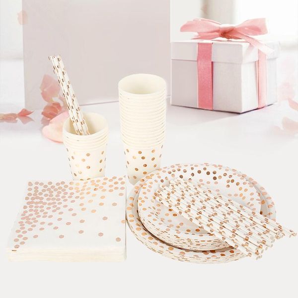 71pcs disposable party tableware set champagne paper cup plate straws birthday baby shower halloween decorations supplies dinnerware
71pcs disposable party tableware set champagne paper cup plate straws birthday baby shower halloween decorations supplies dinnerware