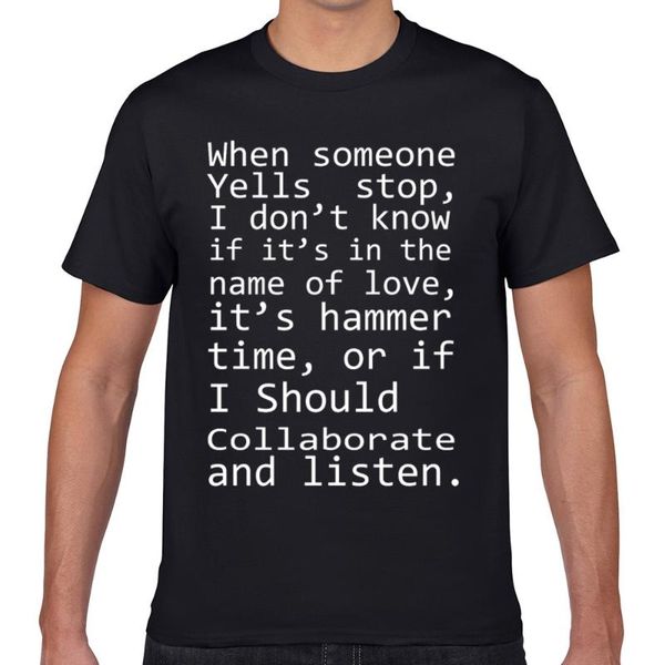 men's t-shirts t shirt men when someone yells sfunny design black geek cotton male tshirt fa005, White;black
men's t-shirts t shirt men when someone yells sfunny design black geek cotton male tshirt fa005, White;black