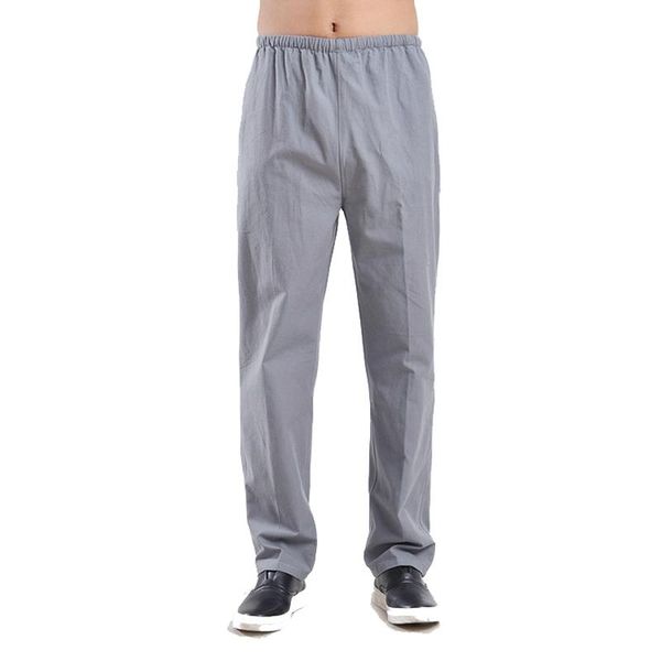 men's pants 100% cotton chinese traditional wu shu tai chi elastic waist loose tang suit long trousers pantalons, Black
men's pants 100% cotton chinese traditional wu shu tai chi elastic waist loose tang suit long trousers pantalons, Black