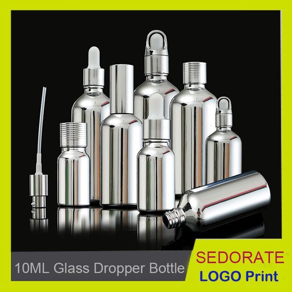 storage bottles & jars sedorate 20 pcs/lot 10ml glass dropper bottle for perfume essential oil silver uv cosmetics packaging jm002-10
storage bottles & jars sedorate 20 pcs/lot 10ml glass dropper bottle for perfume essential oil silver uv cosmetics packaging jm002-10