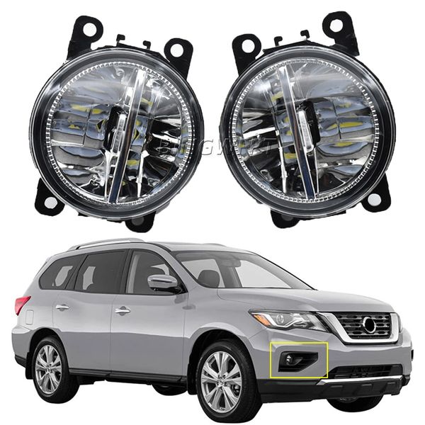 2pcs/lot led fog light lamp car styling for nissan pathfinder r52 facelift 2017 2018 2019 2020 9-pieces h11 12v fog lights drl
2pcs/lot led fog light lamp car styling for nissan pathfinder r52 facelift 2017 2018 2019 2020 9-pieces h11 12v fog lights drl