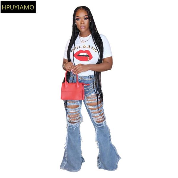 hole hollow out washed ripped jeans for women vintage high waist zipper bell bottom trouser streetwear club party denim pant women's, Blue
hole hollow out washed ripped jeans for women vintage high waist zipper bell bottom trouser streetwear club party denim pant women's, Blue