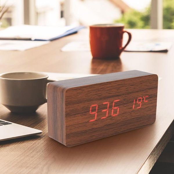 electronic clock wooden watch table voice control usb/ powered bedside digital temperature alarm decor other clocks & accessories
electronic clock wooden watch table voice control usb/ powered bedside digital temperature alarm decor other clocks & accessories
