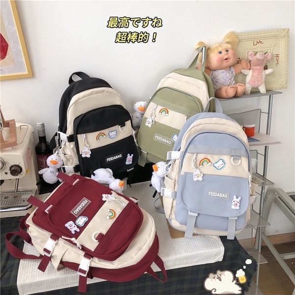 korean women backpack large capacity casual school bag waterproof anti-theft travel
korean women backpack large capacity casual school bag waterproof anti-theft travel