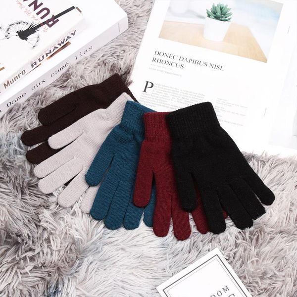 sports gloves women magic accessories winter warm thermal wrist warmer mittens plush lining wool knitted full fingered, Black
sports gloves women magic accessories winter warm thermal wrist warmer mittens plush lining wool knitted full fingered, Black