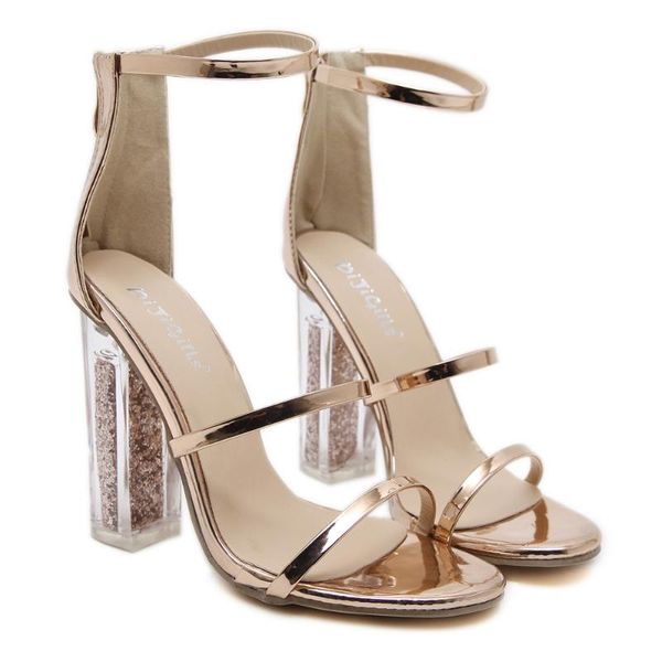 sandals 2021 women high heels open toe crystal transparent sequined shoes elegant thick heeled gold woman, Black
sandals 2021 women high heels open toe crystal transparent sequined shoes elegant thick heeled gold woman, Black
