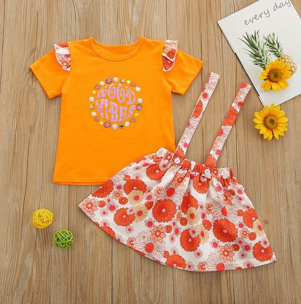 clothing sets girls clothes set letters short sleeve o-neck t-shirt with ruffles+floral/leopard print suspender skirt 1-6 years casual outfi, White
clothing sets girls clothes set letters short sleeve o-neck t-shirt with ruffles+floral/leopard print suspender skirt 1-6 years casual outfi, White