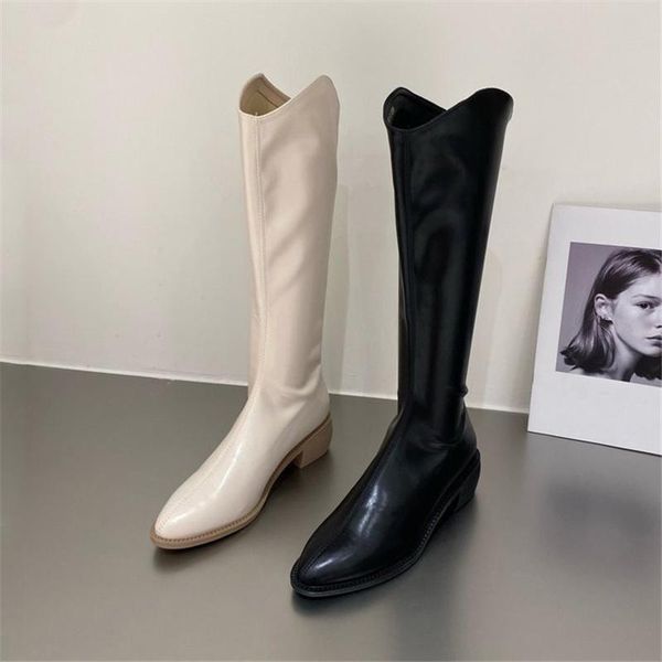 boots 2021 winter women motorcycle botas autumn women's shoes knee high boot fashion square heel long punk female, Black
boots 2021 winter women motorcycle botas autumn women's shoes knee high boot fashion square heel long punk female, Black