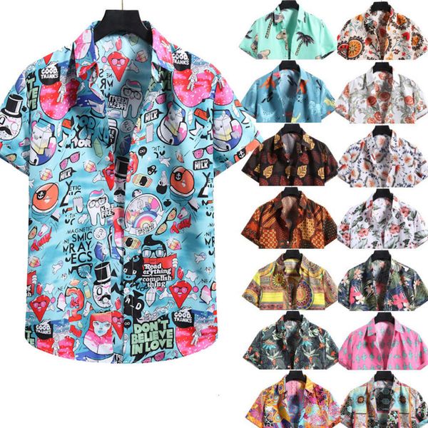 men's casual shirts shirtspring summer men's beach short sleeve floral shirt hawaiian casual print v6k7, White;black
men's casual shirts shirtspring summer men's beach short sleeve floral shirt hawaiian casual print v6k7, White;black