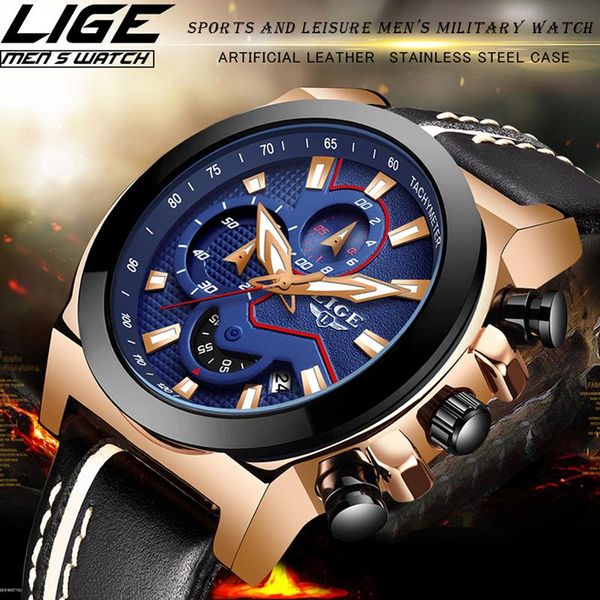 wristwatches lige classic mens watches military sport watch men leather waterproof clock quartz wristwatch relogio masculin, Slivery;brown
wristwatches lige classic mens watches military sport watch men leather waterproof clock quartz wristwatch relogio masculin, Slivery;brown