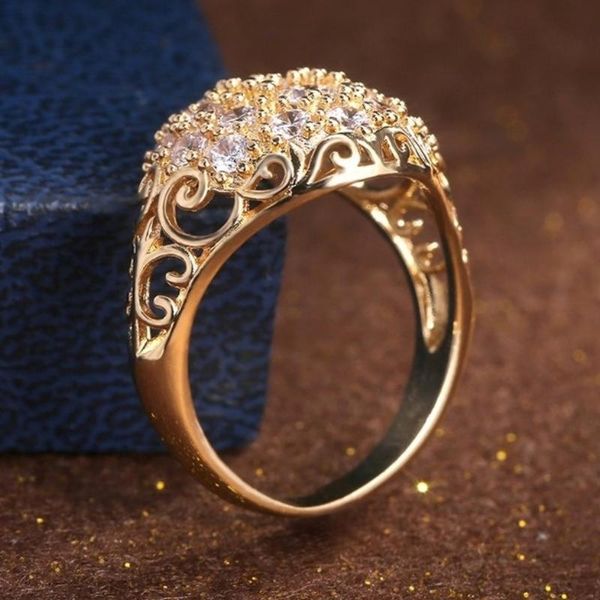 wedding rings caoshi luxury for women gold color micro paved round cubic zirconia fashion engagement party jewelry accessories, Slivery;golden
wedding rings caoshi luxury for women gold color micro paved round cubic zirconia fashion engagement party jewelry accessories, Slivery;golden