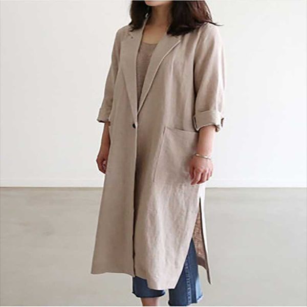 women's trench coats 2021 spring and autumn suit uniform size windbreaker thin collar solid color long cotton linen small sunscreen jac, Tan;black
women's trench coats 2021 spring and autumn suit uniform size windbreaker thin collar solid color long cotton linen small sunscreen jac, Tan;black