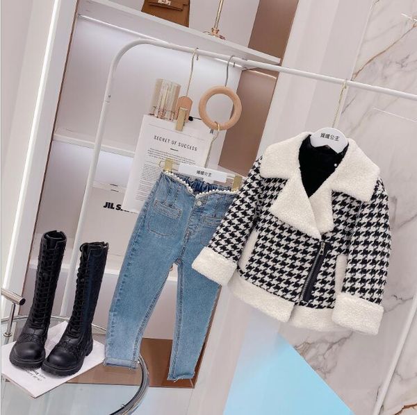 jackets 2021 korean style girls plaid thicken coat winter fashion good quality jacket 4-9t c37, Blue;gray
jackets 2021 korean style girls plaid thicken coat winter fashion good quality jacket 4-9t c37, Blue;gray