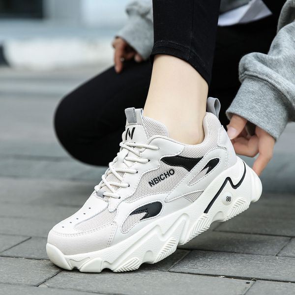 2021 spring and autumn new sports shoes women's thick soled dad fashion panda breathable mesh running
2021 spring and autumn new sports shoes women's thick soled dad fashion panda breathable mesh running