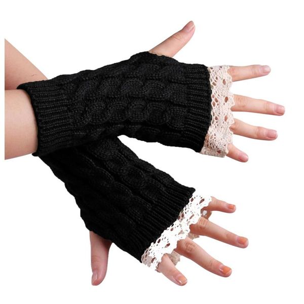 five fingers gloves solid knitted lace long hand finger glove winter warm wool fingerless harf for women girl unisex, Blue;gray
five fingers gloves solid knitted lace long hand finger glove winter warm wool fingerless harf for women girl unisex, Blue;gray