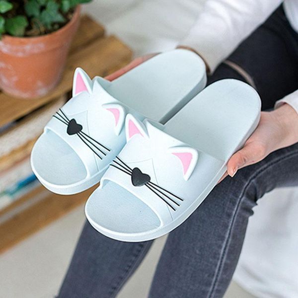 slippers cute cat shower girls summer bathroom bath slipper child home shoes kids children floor slides cartoon zapatillas mujer, Black
slippers cute cat shower girls summer bathroom bath slipper child home shoes kids children floor slides cartoon zapatillas mujer, Black