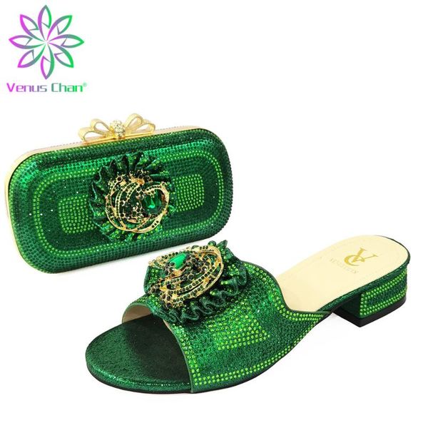 latest matching shoes and bag set for wedding party african women italian lady in green dress, Black
latest matching shoes and bag set for wedding party african women italian lady in green dress, Black