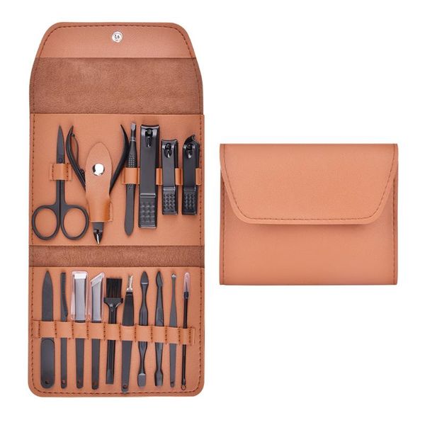 nail art kits 16pcs/set professional manicure grooming kit stainless steel cutter trimmer tweezers scissors clipper pedicure care tool
nail art kits 16pcs/set professional manicure grooming kit stainless steel cutter trimmer tweezers scissors clipper pedicure care tool