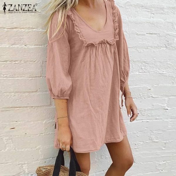 casual dresses women's cute v neck ruffle vestido female solid robe femme party sundress summer mini dress plus size, Black;gray
casual dresses women's cute v neck ruffle vestido female solid robe femme party sundress summer mini dress plus size, Black;gray