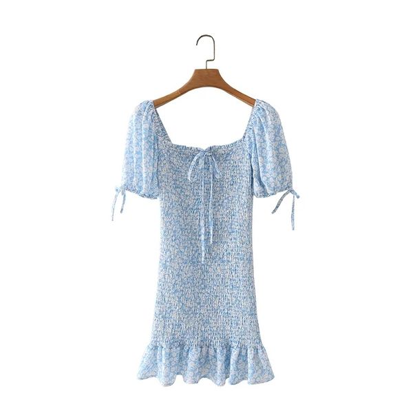 summer women floral printing square collar slim elastic mini dress female puff sleeve clothes casual lady vestido d7791 210430, Black;gray
summer women floral printing square collar slim elastic mini dress female puff sleeve clothes casual lady vestido d7791 210430, Black;gray