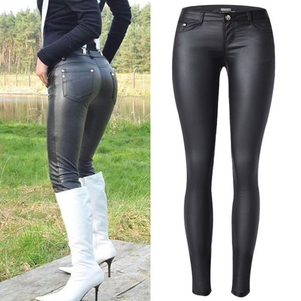 jean women with short waists fake leather pants from the plutonium lady gothic punk rock pencil legging thin strip fit more street, Blue
jean women with short waists fake leather pants from the plutonium lady gothic punk rock pencil legging thin strip fit more street, Blue