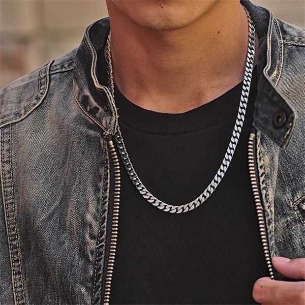 chains punk stainless steel necklaces for women men hip hop cuban link chain necklace on the neck collar solid metal fashion jewelry, Silver
chains punk stainless steel necklaces for women men hip hop cuban link chain necklace on the neck collar solid metal fashion jewelry, Silver