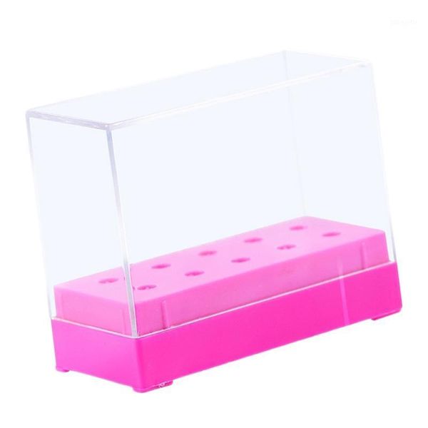 piece nail drill bits holder with dust proof cover, 10 holes storage stand displayer container organizer box case1
piece nail drill bits holder with dust proof cover, 10 holes storage stand displayer container organizer box case1