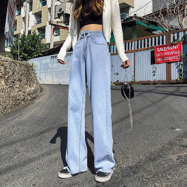 women's jeans 2021 fashion woman high waist korean boyfriend flare denim pants overalls push up vintage women clothing, Blue
women's jeans 2021 fashion woman high waist korean boyfriend flare denim pants overalls push up vintage women clothing, Blue