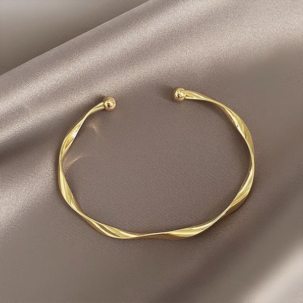 bangle 2021 fashion twisted metal cuff bracelets for women korean simple jewelry gothic girls versatile classic accessories, Black
bangle 2021 fashion twisted metal cuff bracelets for women korean simple jewelry gothic girls versatile classic accessories, Black