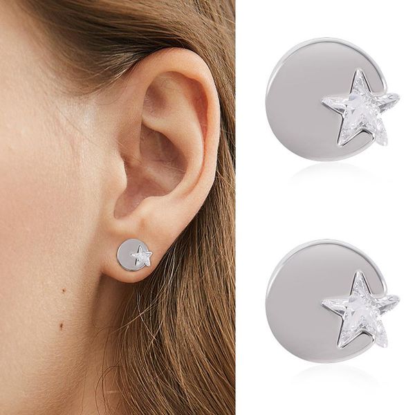 makersland fashion silver color star stud earrings for women elegant wedding jewelry accessories gifts 2021, Golden;silver
makersland fashion silver color star stud earrings for women elegant wedding jewelry accessories gifts 2021, Golden;silver