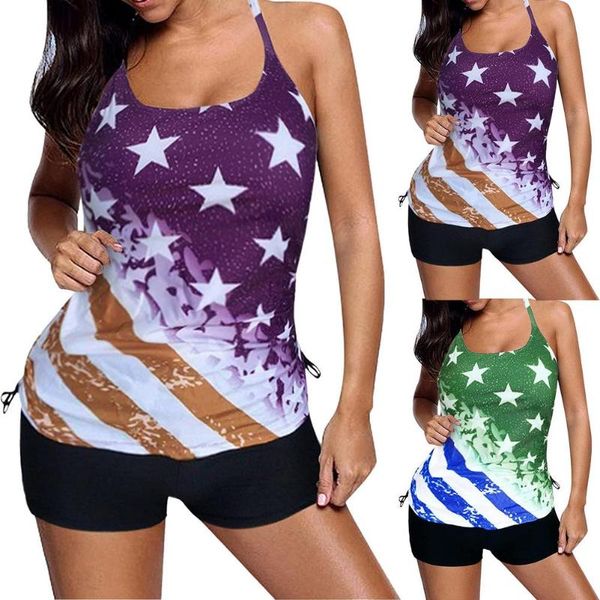women's swimwear swimsuit two pieces plus size tankini women swimming suits push up bikini flag print design bathing suit female beachw, White;black
women's swimwear swimsuit two pieces plus size tankini women swimming suits push up bikini flag print design bathing suit female beachw, White;black