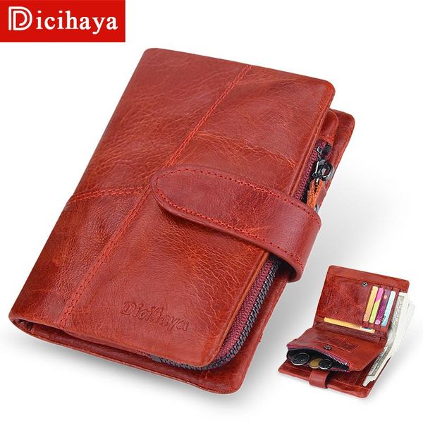 wallets dicihaya women small fashion brand genuine leather purse ladies card bag for female money clip wallet, Red;black
wallets dicihaya women small fashion brand genuine leather purse ladies card bag for female money clip wallet, Red;black
