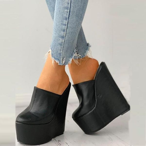 fashion lady black platform punk high heels shoes wedges slip on women pumps outdoor chunky summer dress
fashion lady black platform punk high heels shoes wedges slip on women pumps outdoor chunky summer dress