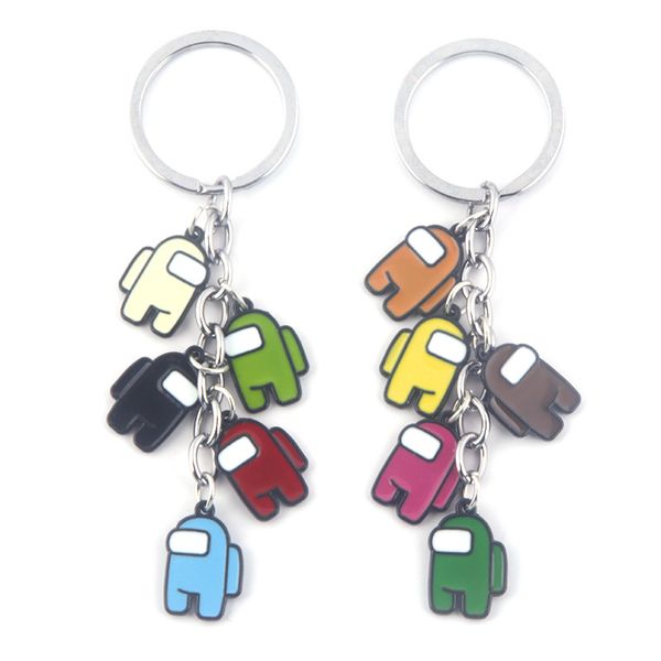 cartoon cute game among us character astronaut enamel alloy metal key chains keychain key chain keyring accessories, Silver
cartoon cute game among us character astronaut enamel alloy metal key chains keychain key chain keyring accessories, Silver