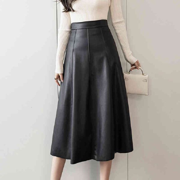 skirts er&tong pu leather autumn winter women's korean style hight waist midi black female clothing s1ar
skirts er&tong pu leather autumn winter women's korean style hight waist midi black female clothing s1ar