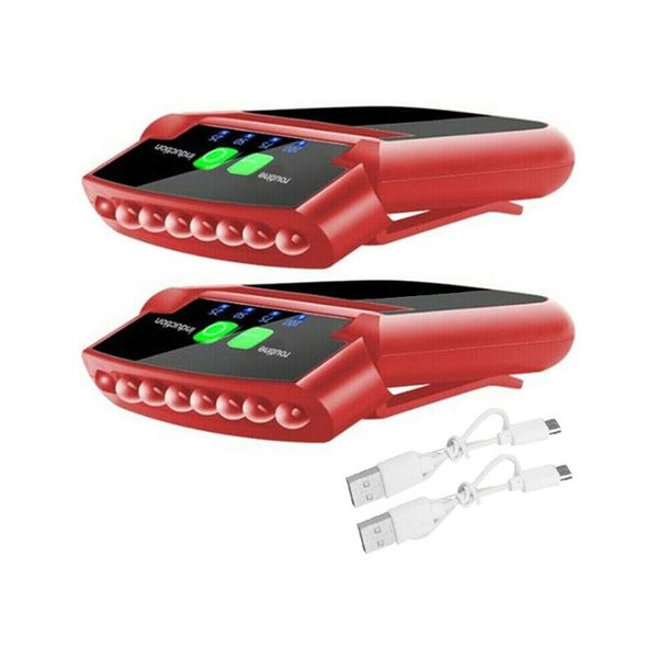 2pcs hands waterproof angle adjustable ultra bright handwork clip on cap usb rechargeable led hat light outdoor headlamps
2pcs hands waterproof angle adjustable ultra bright handwork clip on cap usb rechargeable led hat light outdoor headlamps